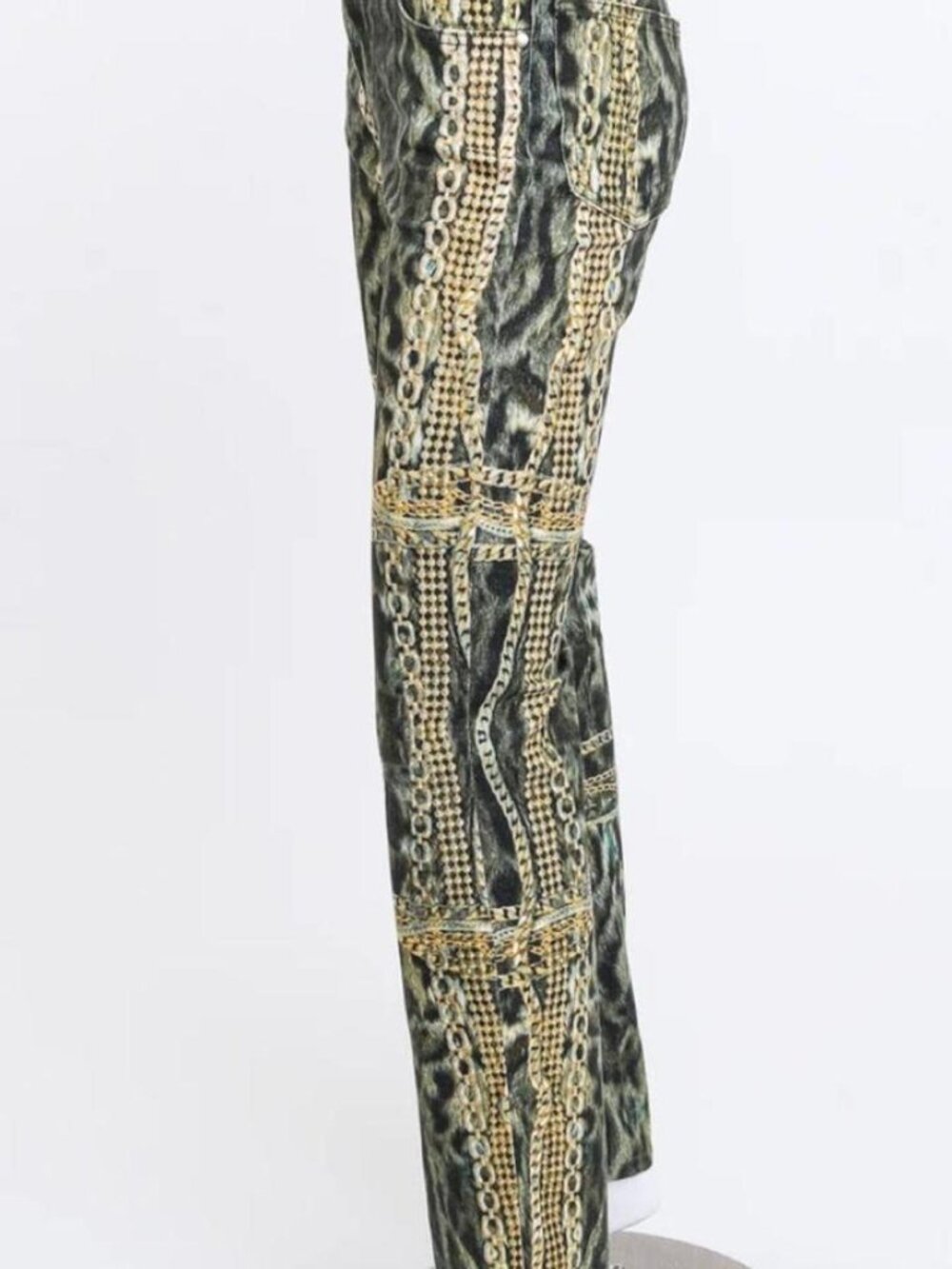Roberto Cavalli 2003 F/W LEOPARD & CHAIN JEANS - Picture 4 of 4
